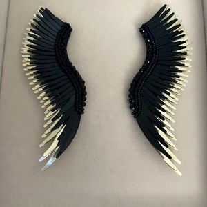 Mignonne Gavigan Mega Madeline Earrings in Black Gold